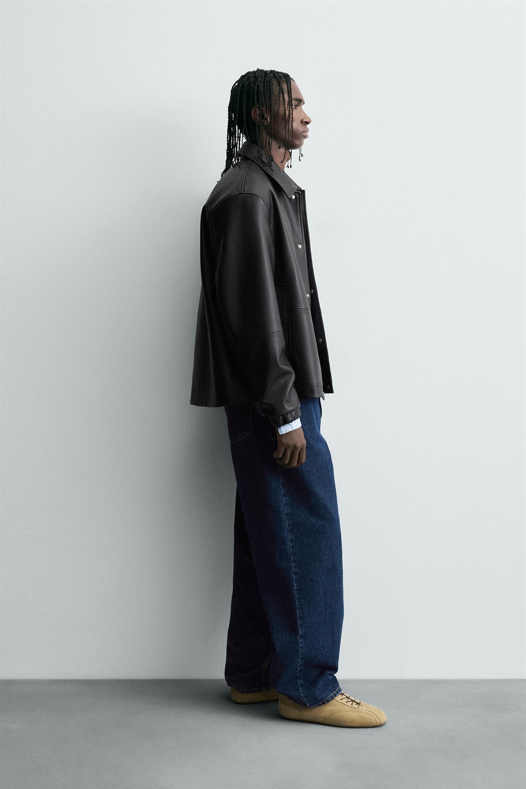 FAUX LEATHER JACKET - Image 4