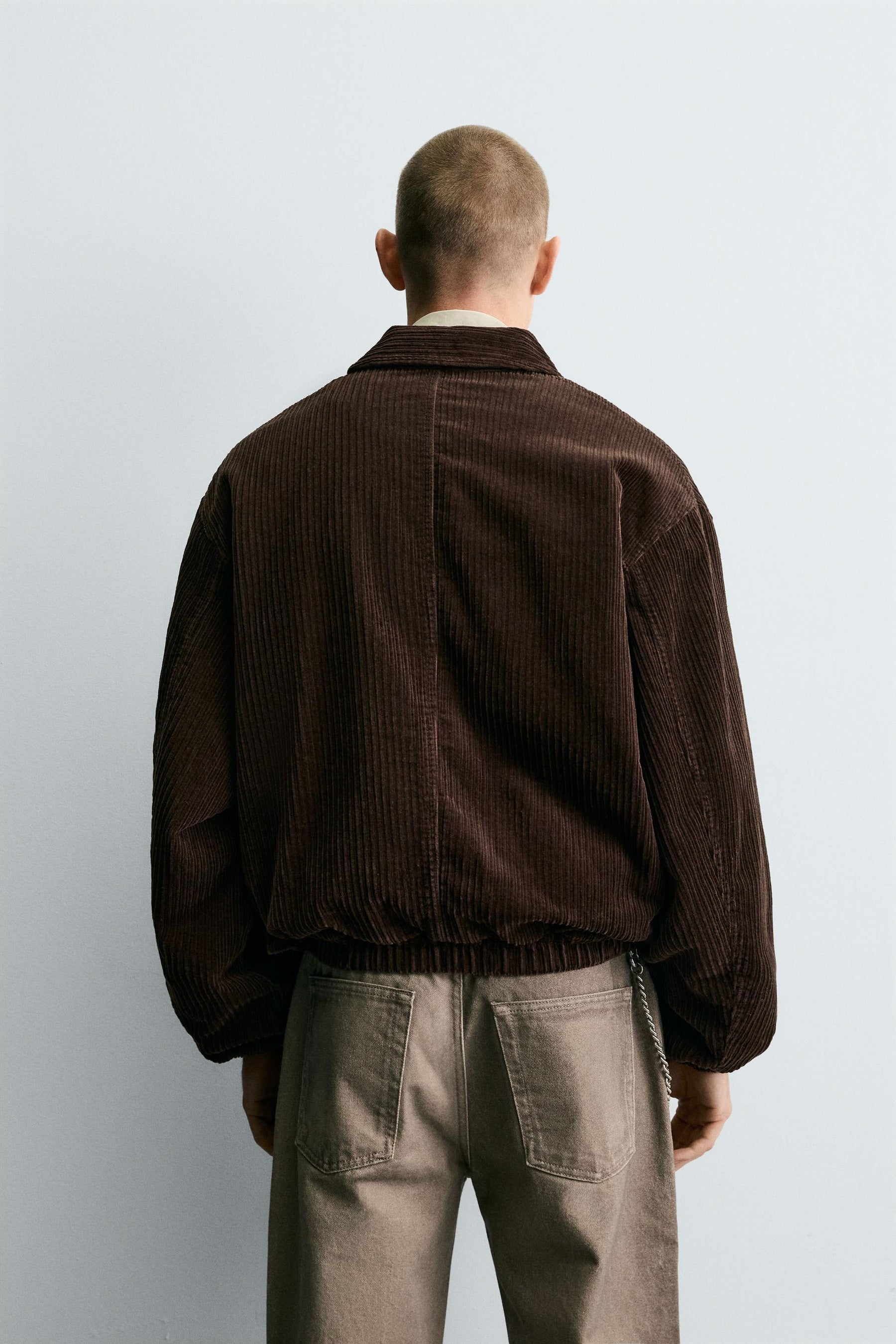 QUILTED CORDUROY JACKET - Image 3