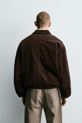 QUILTED CORDUROY JACKET - Image 3