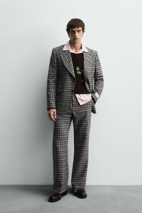 CHECKED SUIT TROUSERS HARRY LAMBERT FOR X DISNEY - Image 1
