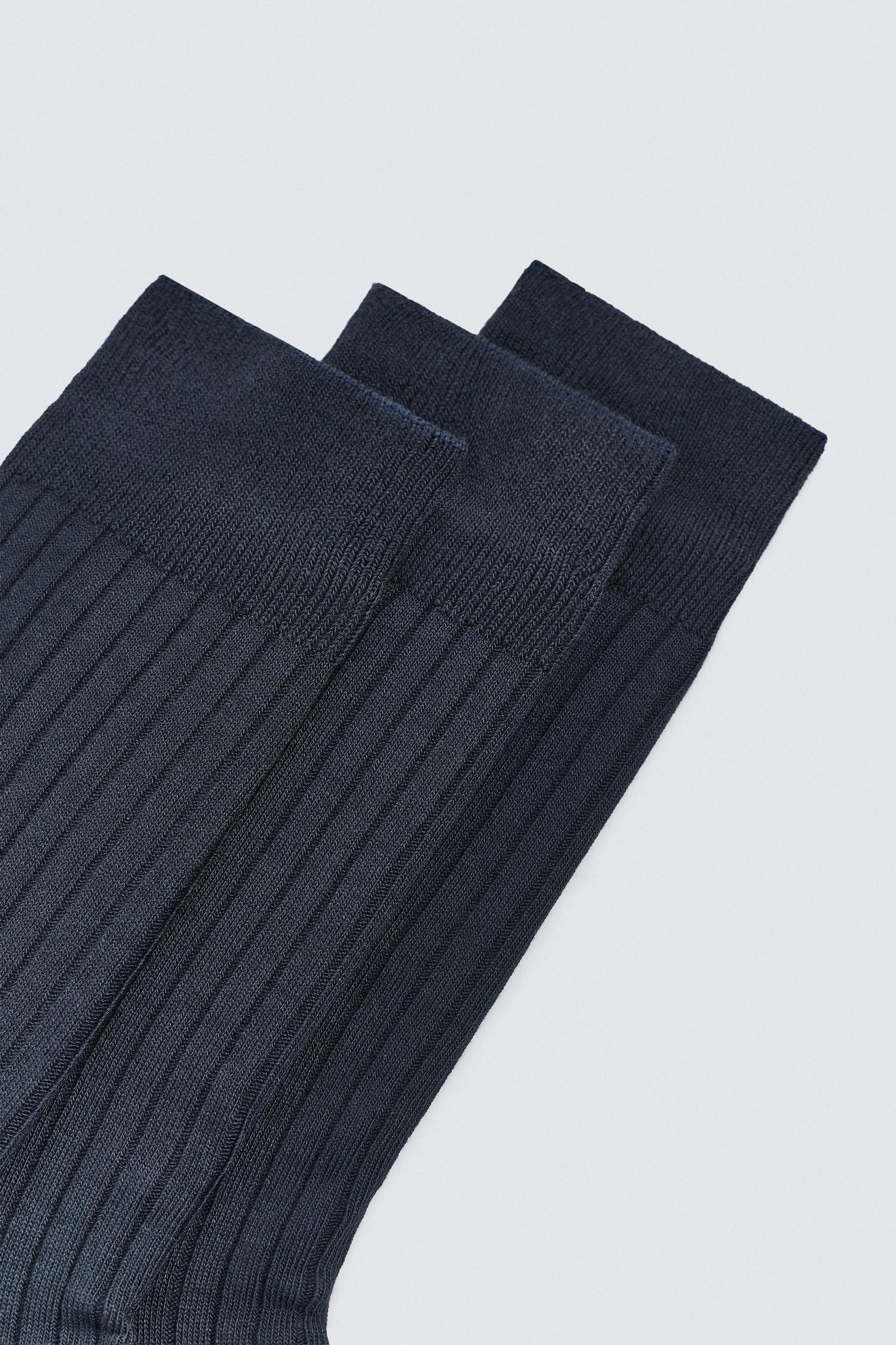 Gerippte Knöchelsocken