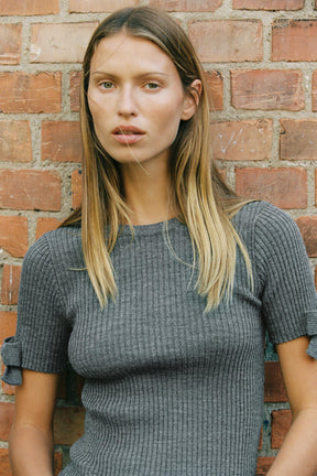 Rippstrickpullover mit