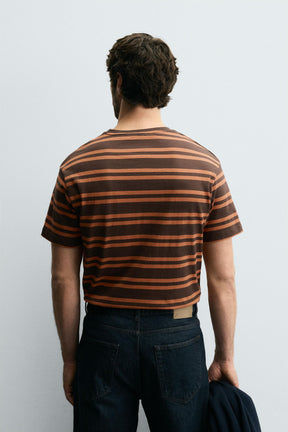 JACQUARD STRIPED T-SHIRT - Image 3