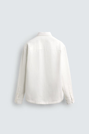 TEXTURED SHIRT WITH POCKET - Image 8