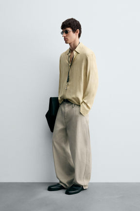 FLOWING VISCOSE SHIRT - Image 4