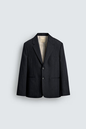 LIMITED EDITION WOOL PINSTRIPE BLAZER - Image 8