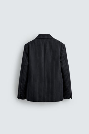 LIMITED EDITION WOOL PINSTRIPE BLAZER - Image 9