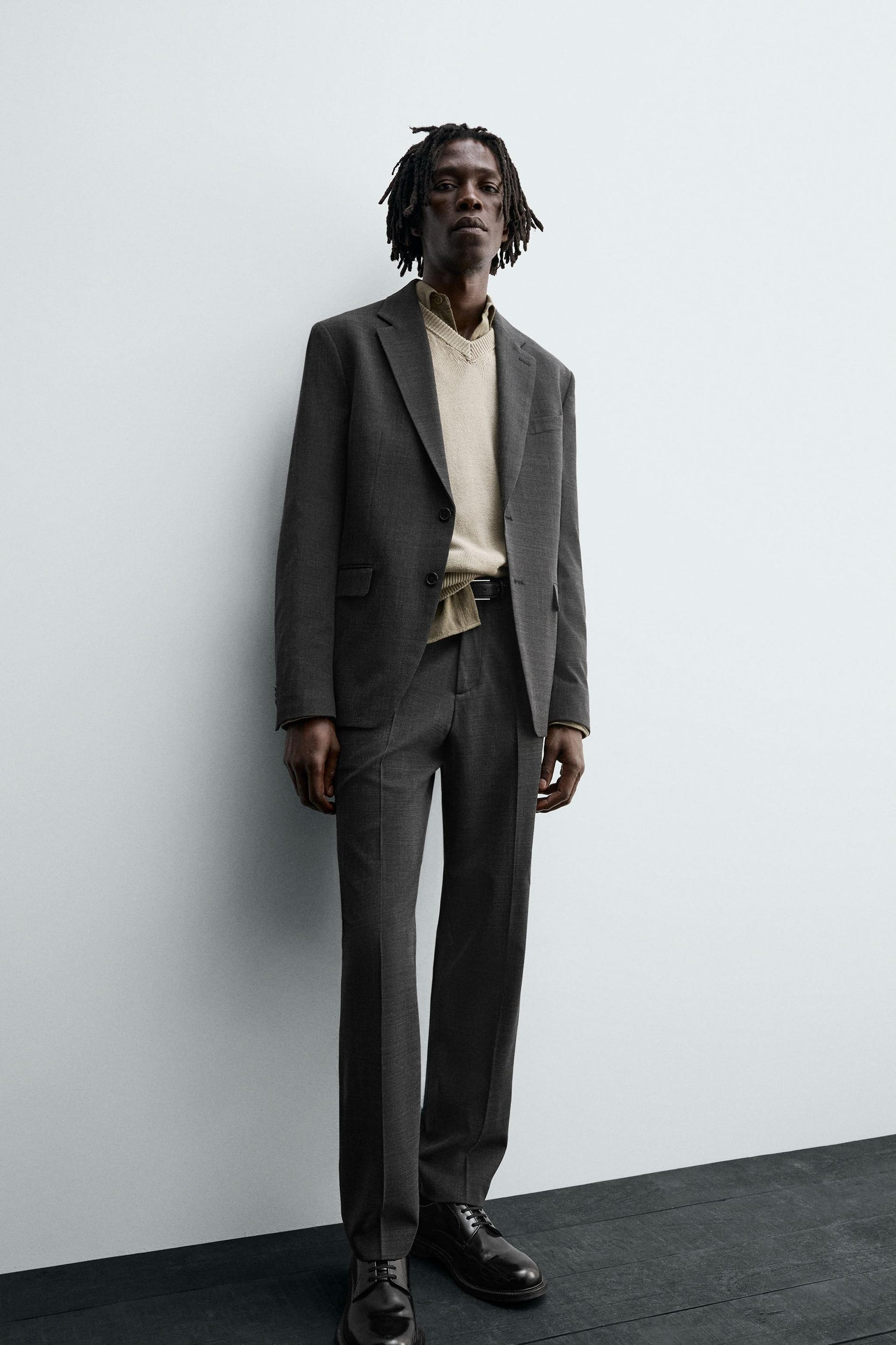 TEXTURED SUIT BLAZER - Image 6