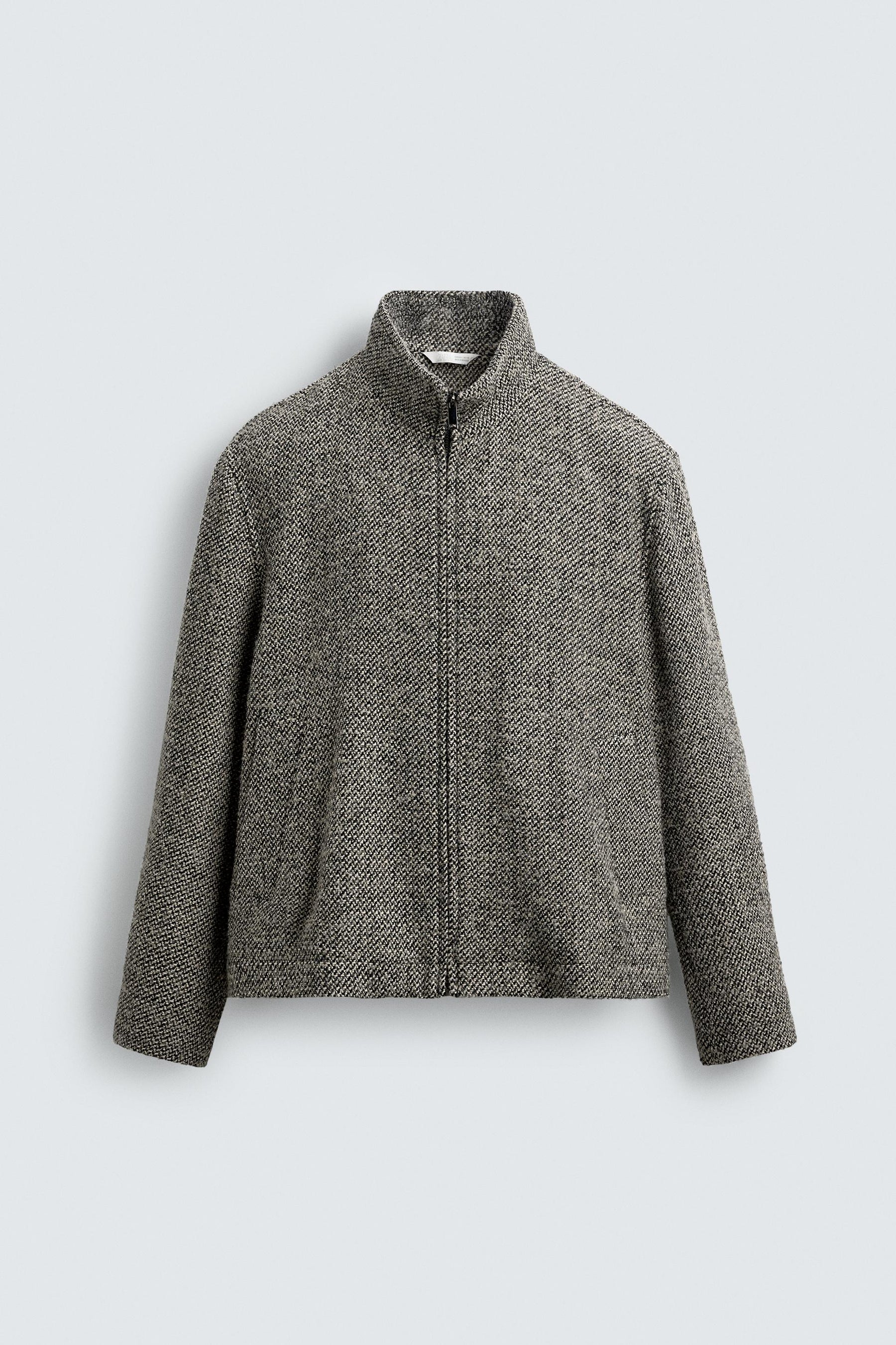 BOUCLÉ TEXTURE OVERSHIRT - Image 7