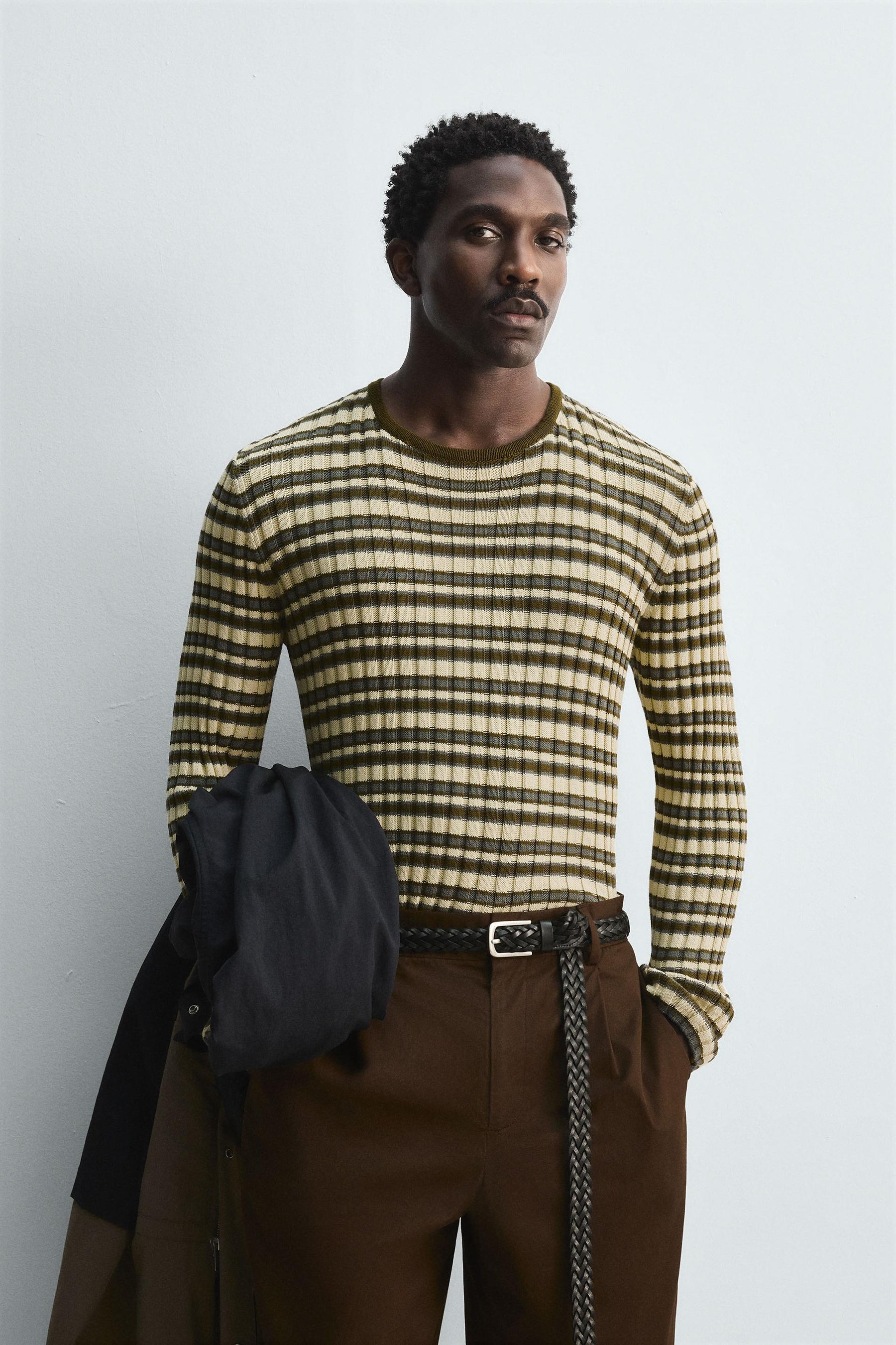 STRIPED JACQUARD JUMPER - Image 2