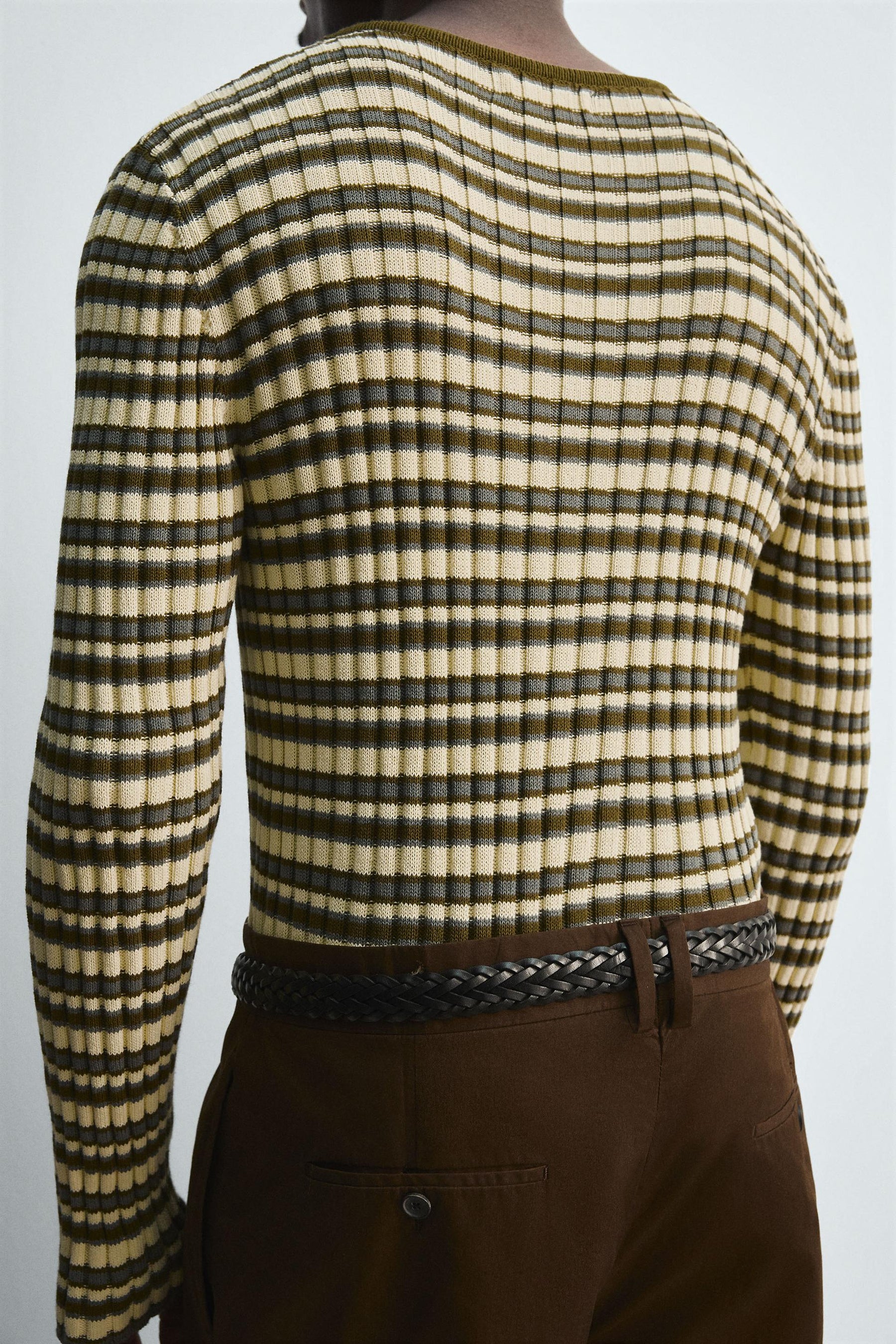 STRIPED JACQUARD JUMPER - Image 7