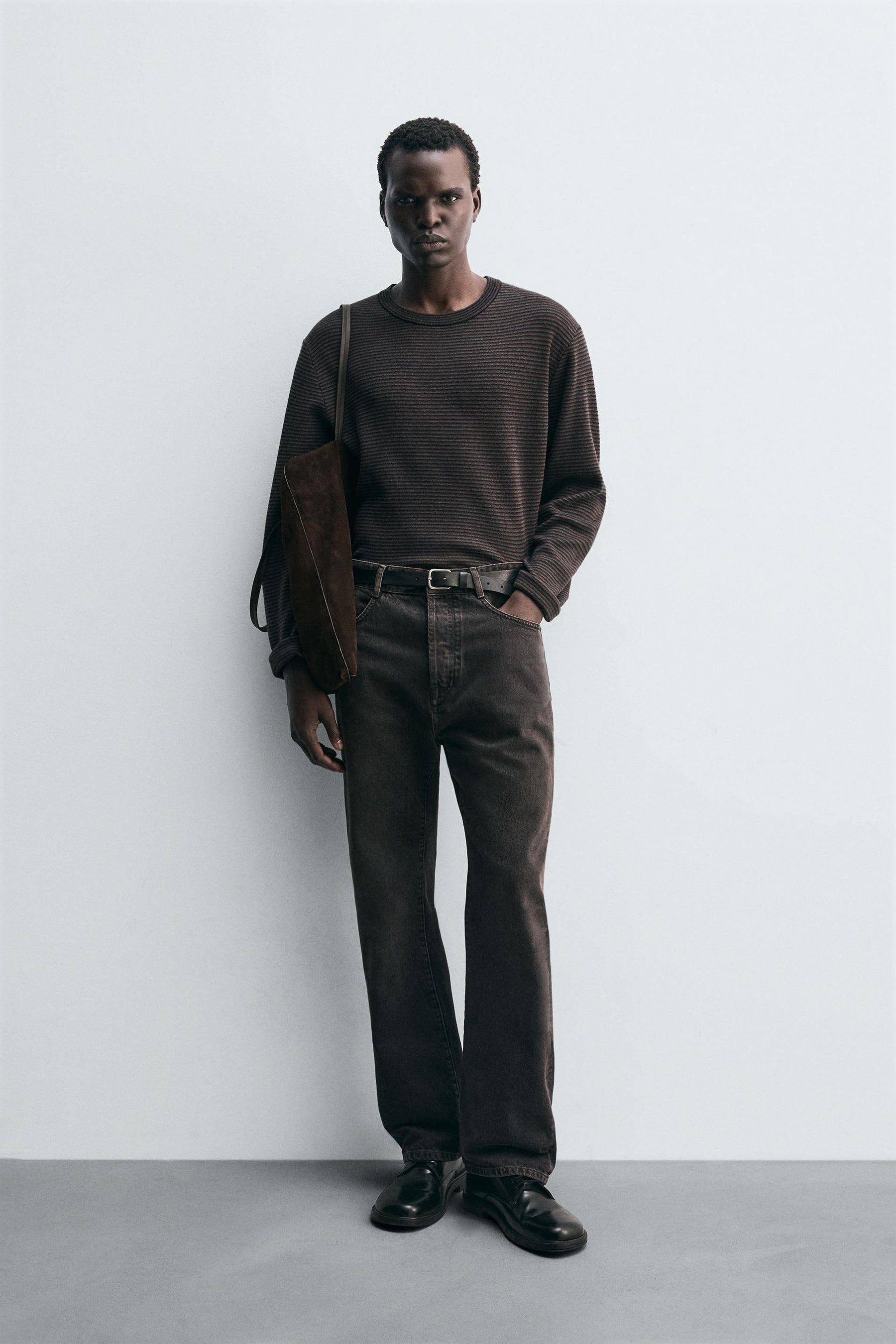 STRIPED JACQUARD SWEATER - Image 1