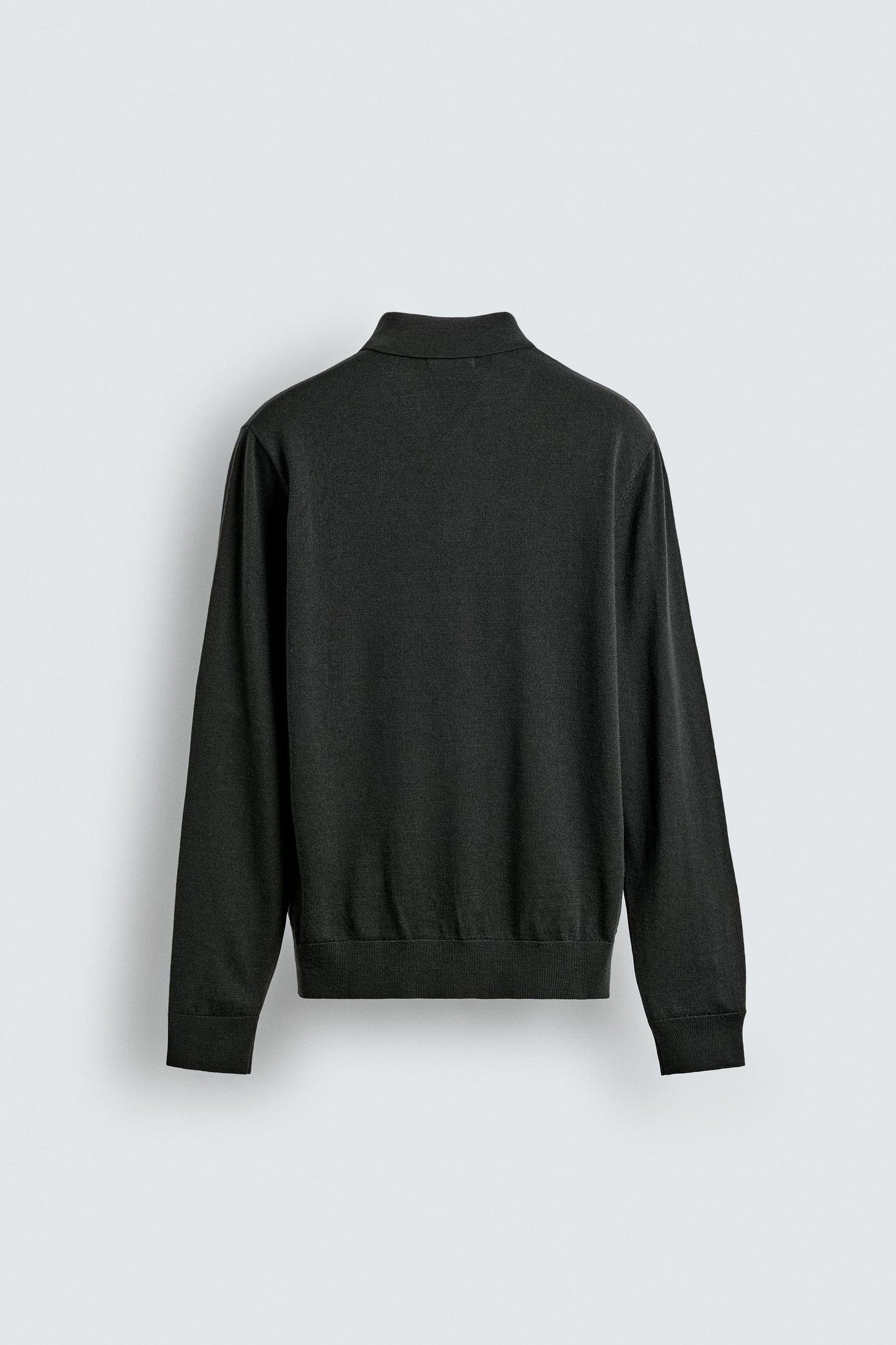 WOOL KNIT POLO SHIRT - Image 7