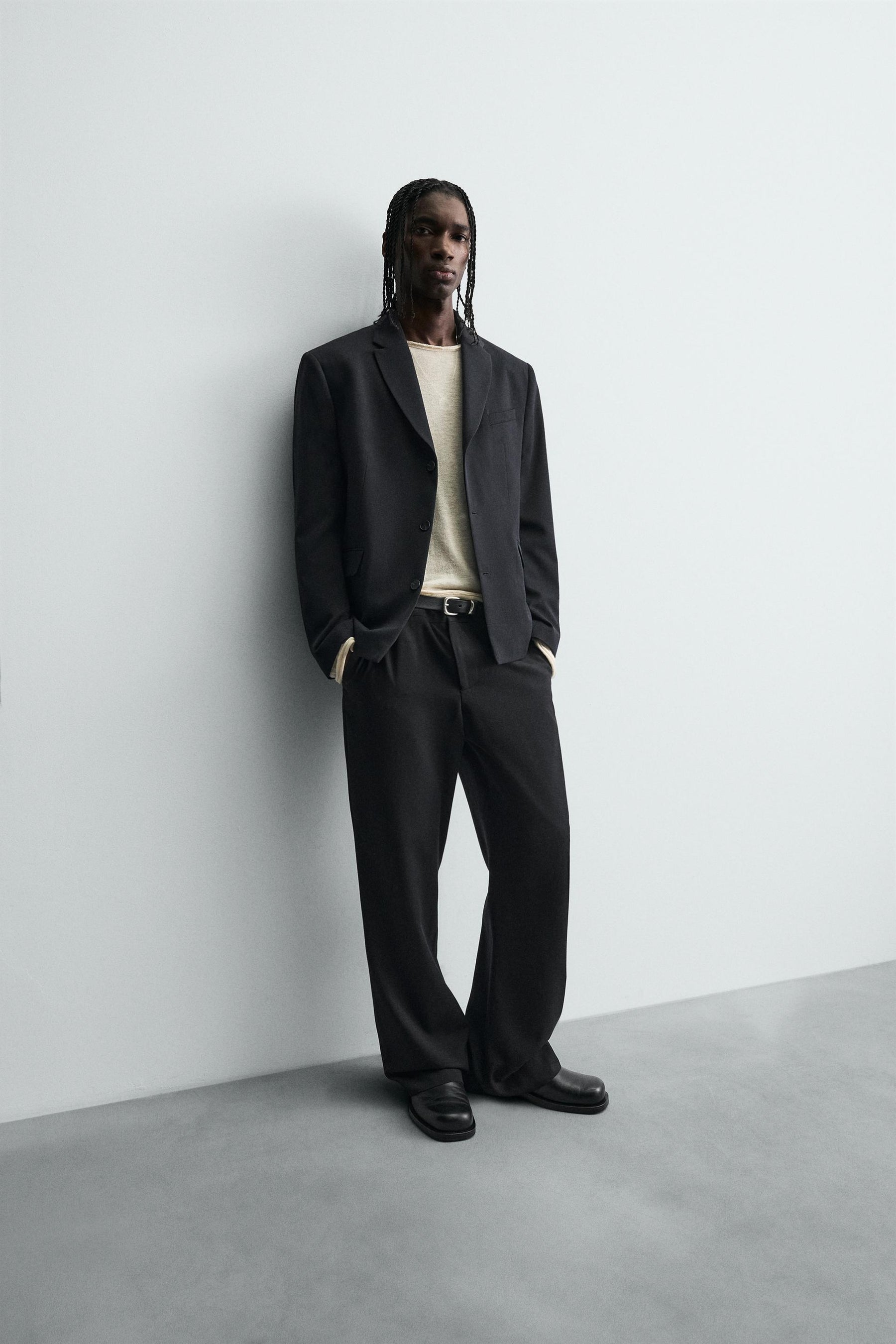WOOL BLEND SUIT TROUSERS - Image 6