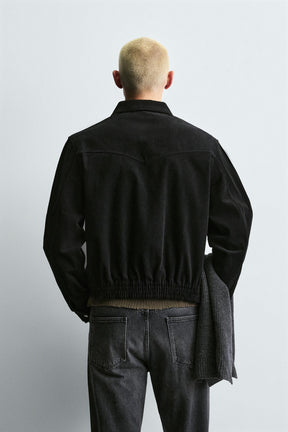 BOXY FIT CORDUROY OVERSHIRT - Image 3