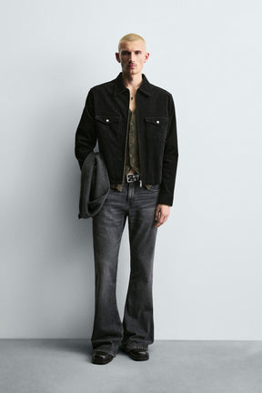 BOXY FIT CORDUROY OVERSHIRT - Image 1