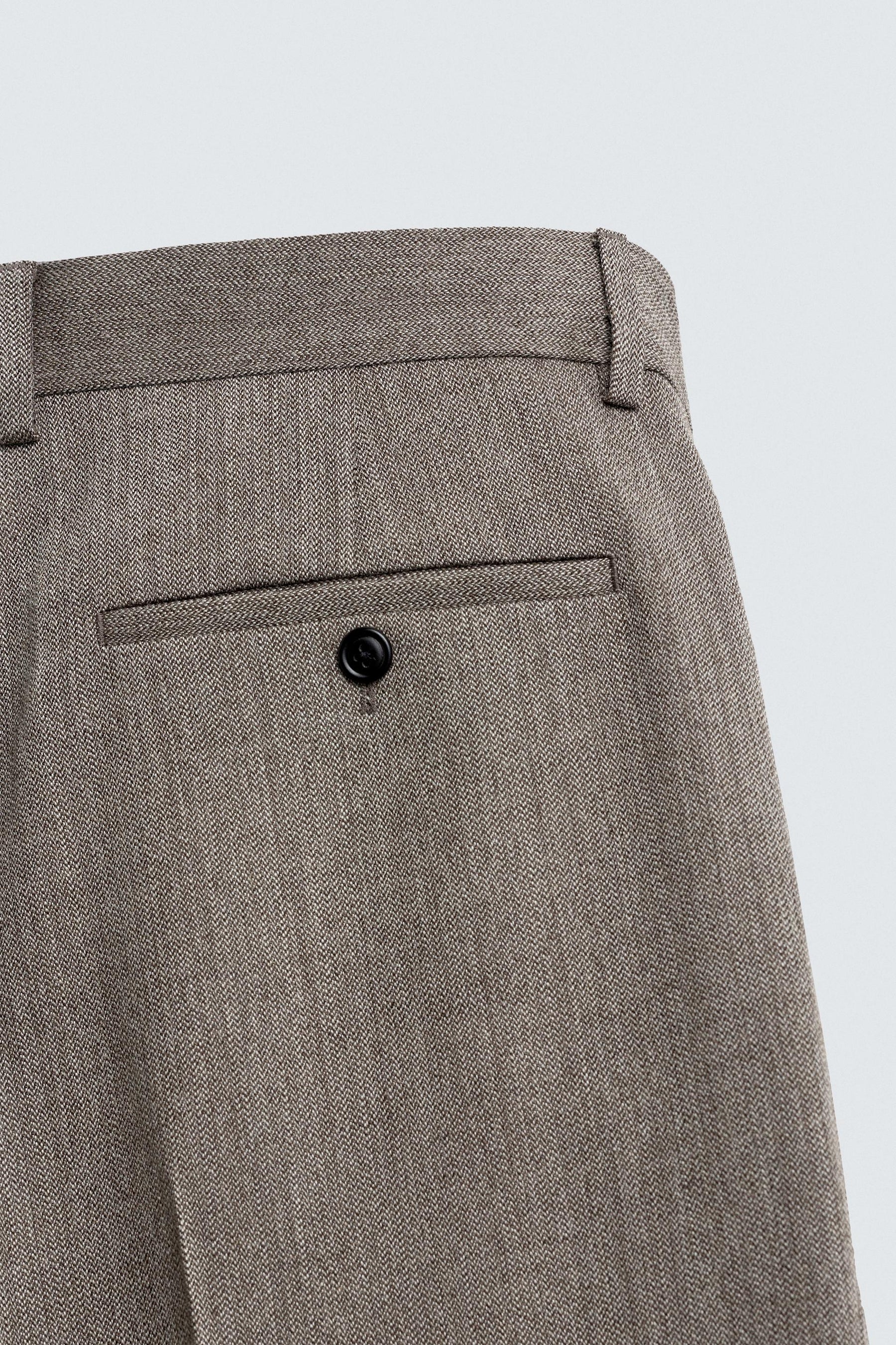 WOOL SUIT TROUSERS - Image 9