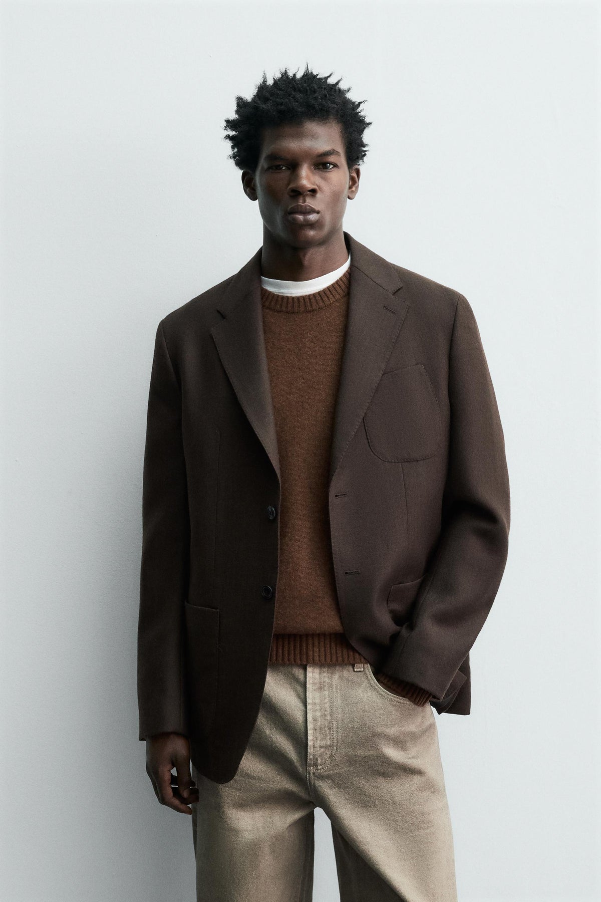 WOOL FLANNEL BLAZER - Image 2