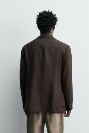 WOOL FLANNEL BLAZER - Image 3