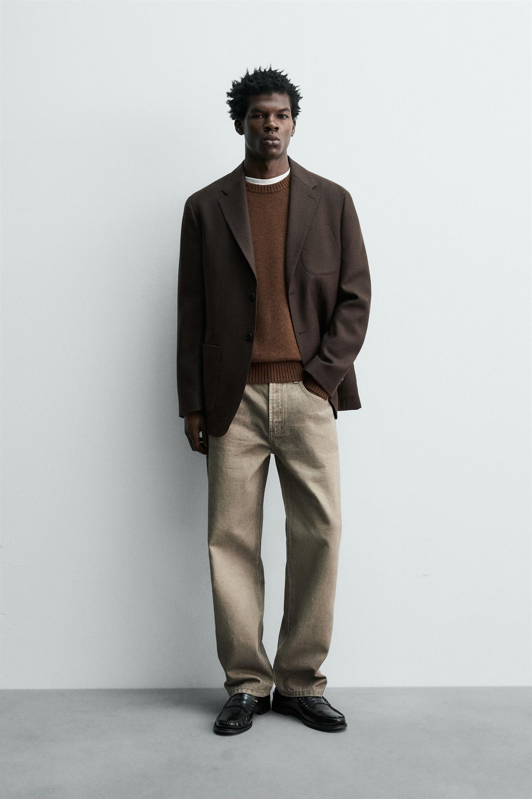 WOOL FLANNEL BLAZER - Image 1