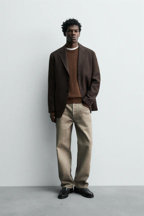 WOOL FLANNEL BLAZER - Image 1