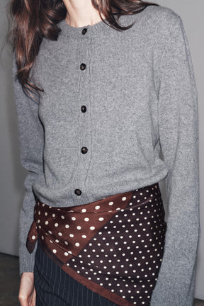 Langer Cardigan aus Kaschmirwolle