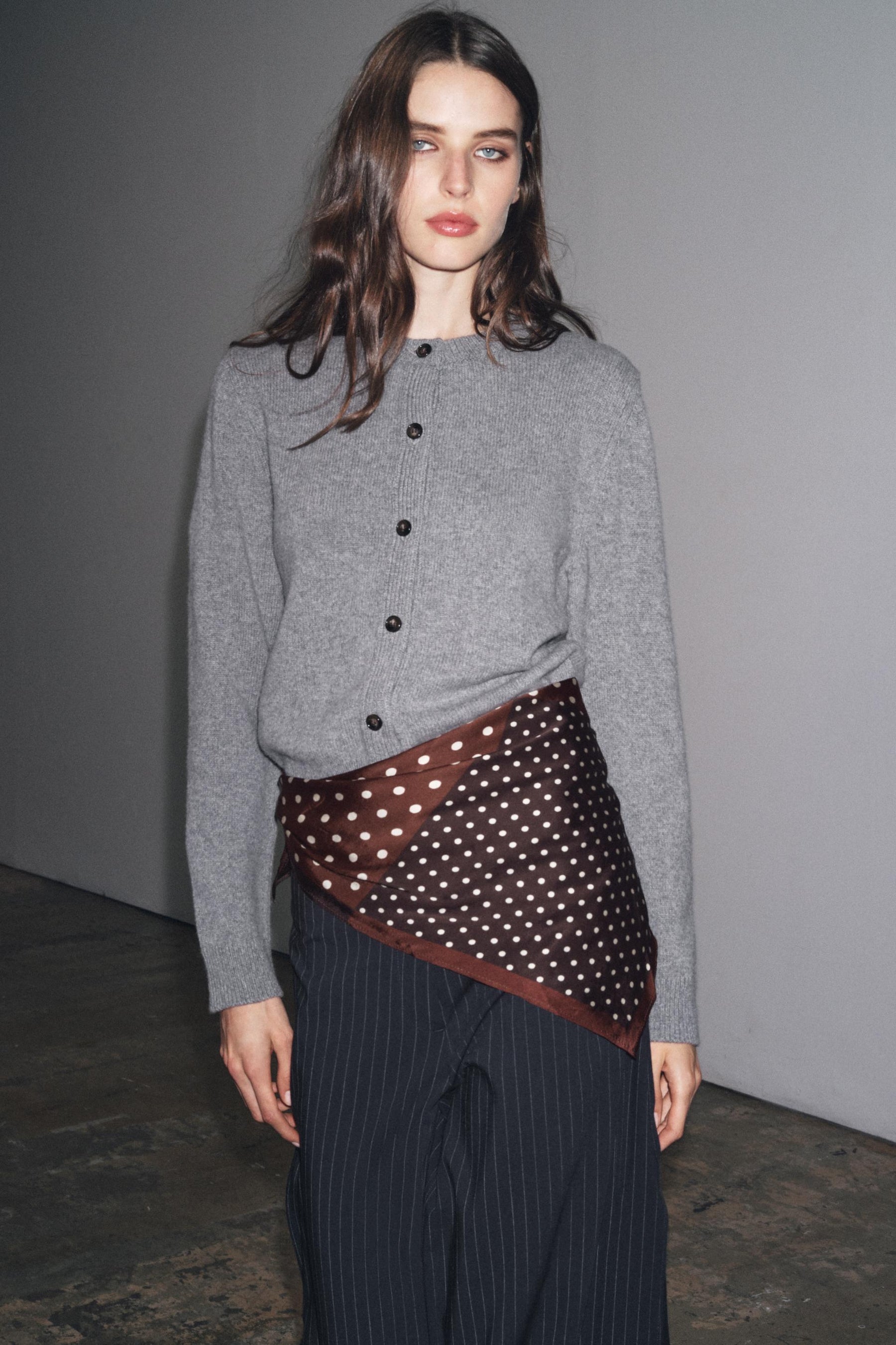 Langer Cardigan aus Kaschmirwolle