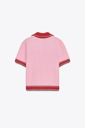 Strickjacke mit Ärmeln