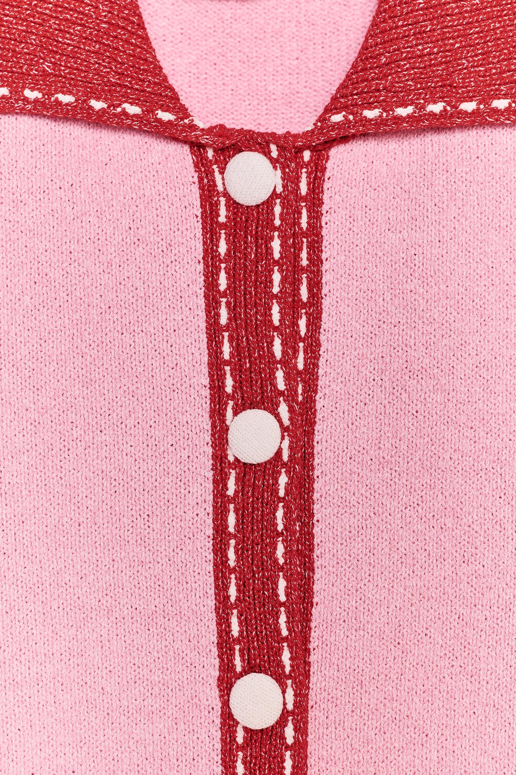 Strickjacke mit Ärmeln