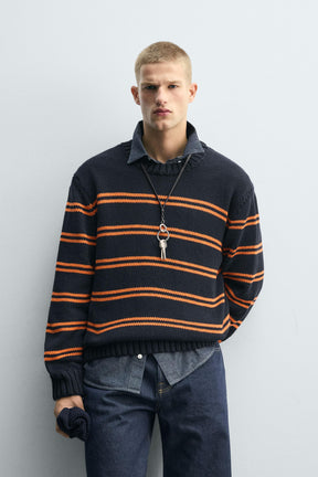 JACQUARD STRIPE JUMPER - Image 2