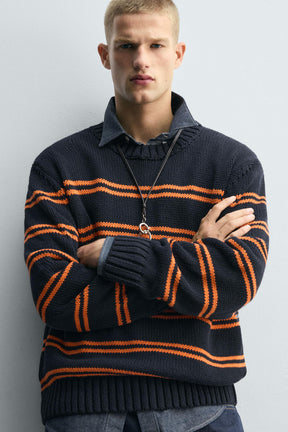 JACQUARD STRIPE JUMPER - Image 5