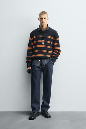 JACQUARD STRIPE JUMPER - Image 1