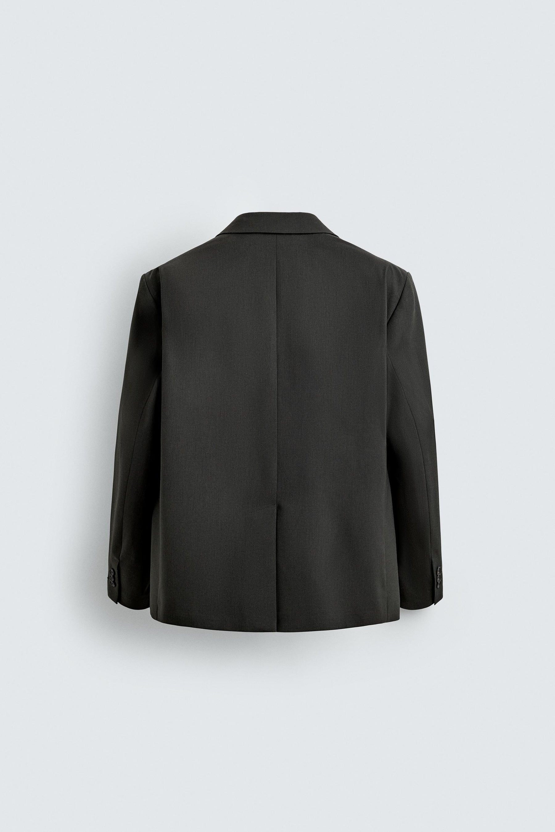 DOUBLE-BREASTED WOOL BLEND SUIT BLAZER - Image 7