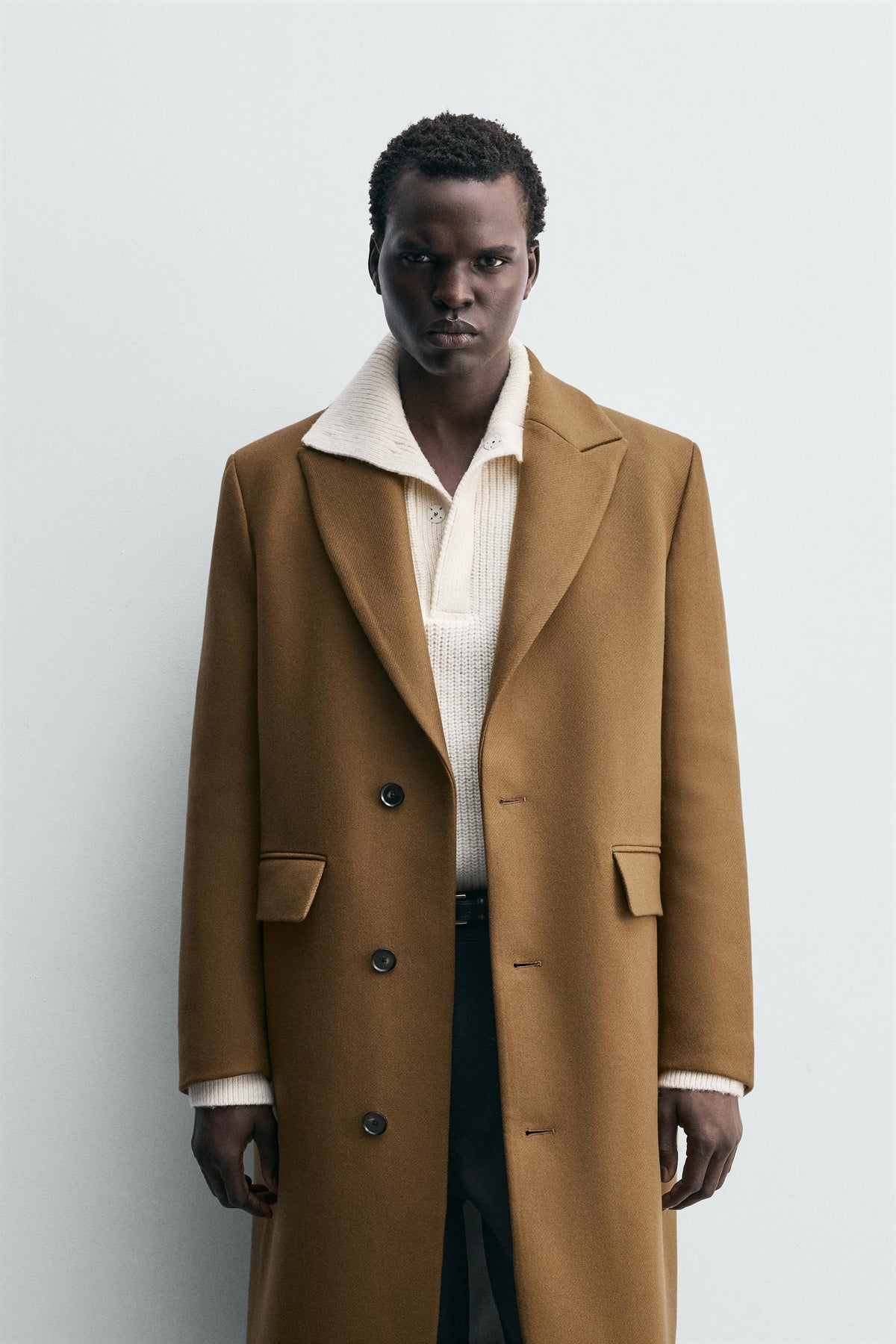 WOOL BLEND STRUCTURED COAT - Image 2