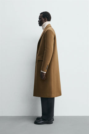WOOL BLEND STRUCTURED COAT - Image 4