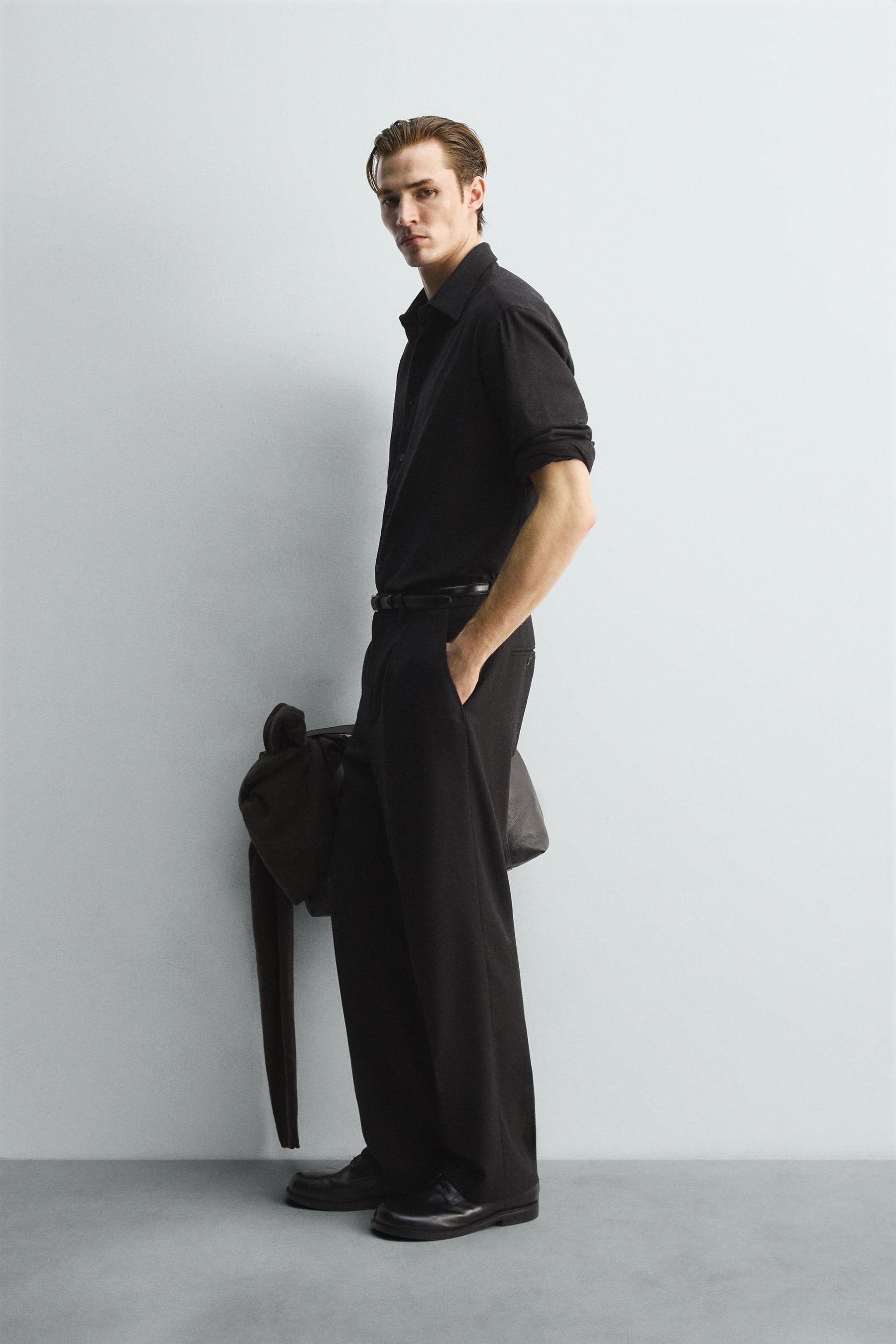 LIMITED EDITION FLOWING WOOL BLEND SHIRT - Image 4