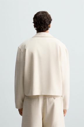 TEXTURED OVERSHIRT - Image 3