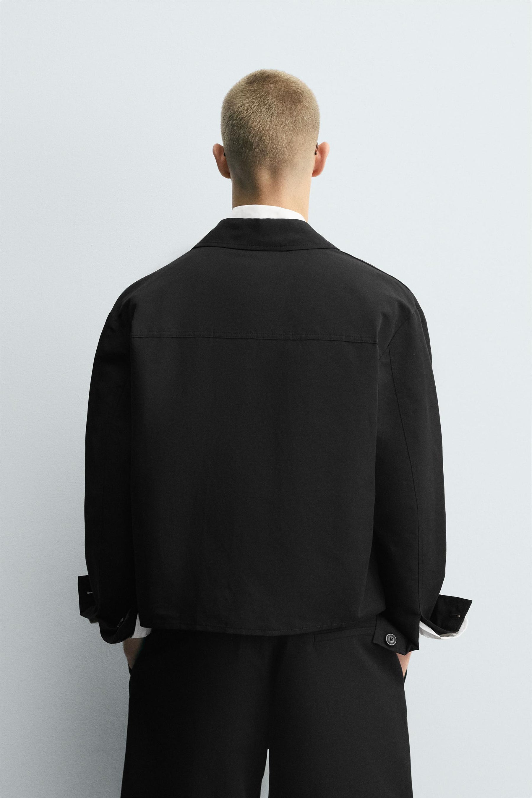 RELAXED FIT OVERSHIRT WITH POCKETS - Image 3