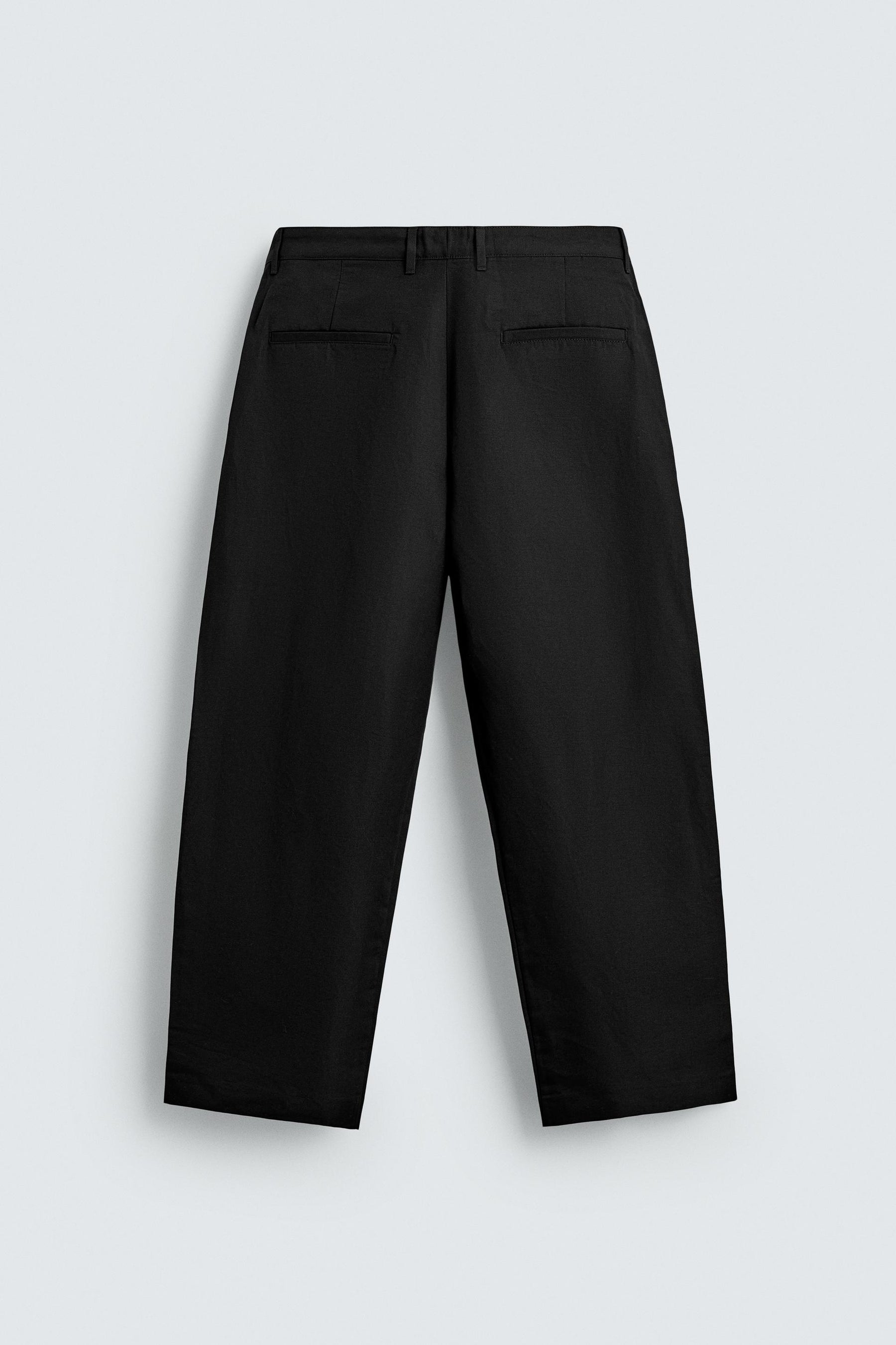 RELAXED FIT PLEATED TROUSERS - Image 7