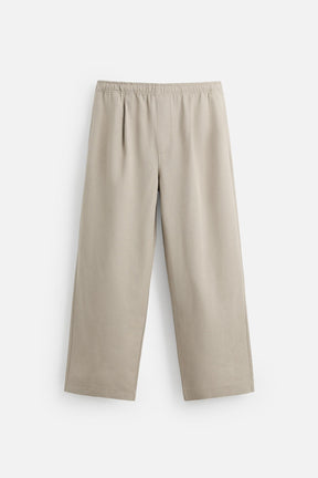 REGULAR FIT JOGGER WAIST TROUSERS - Image 6
