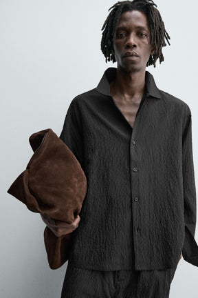 STRIPED FLOWING SHIRT - Image 7