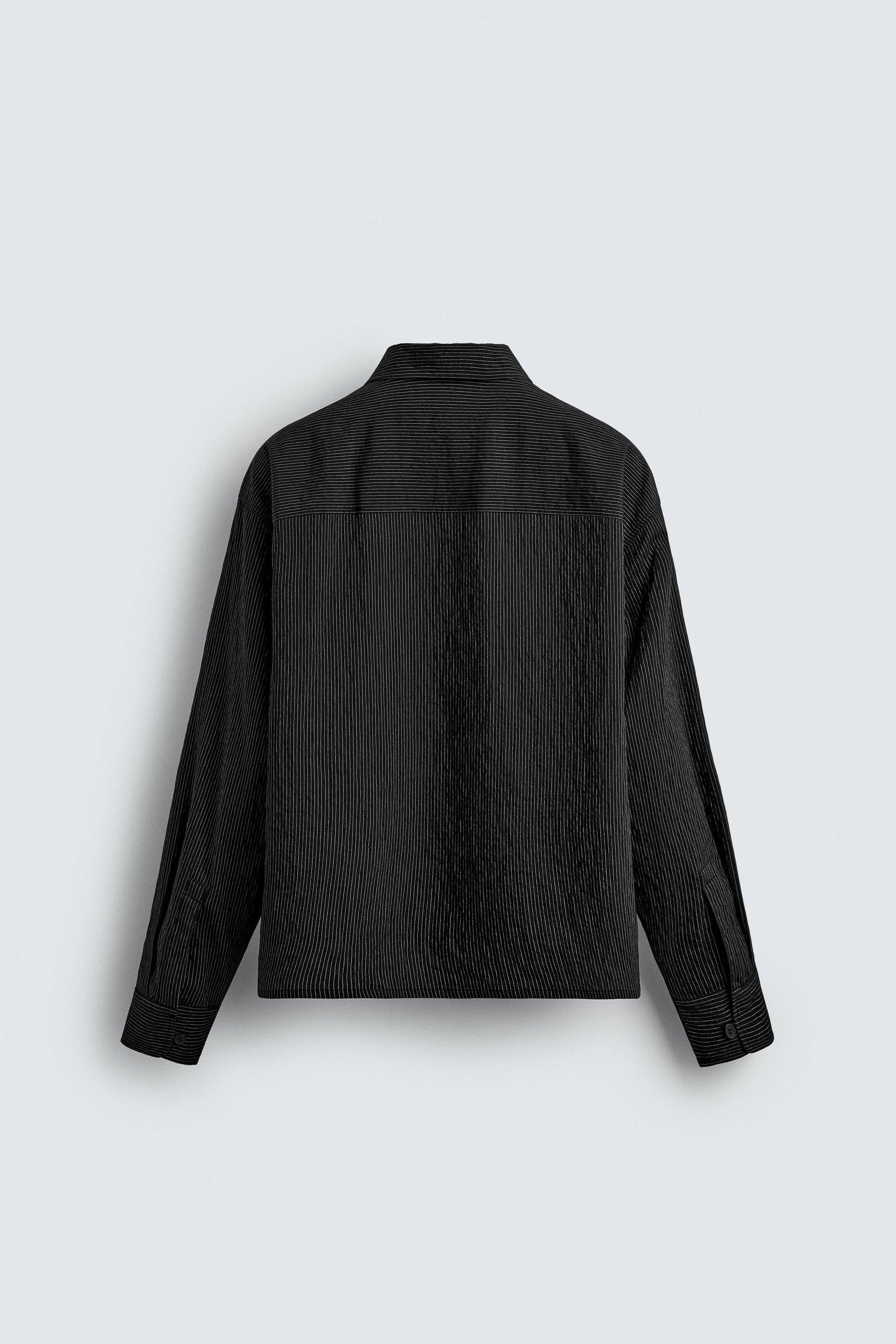 STRIPED FLOWING SHIRT - Image 8