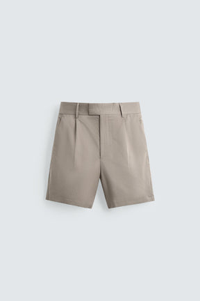RELAXED FIT PLEATED BERMUDA SHORTS - Image 7