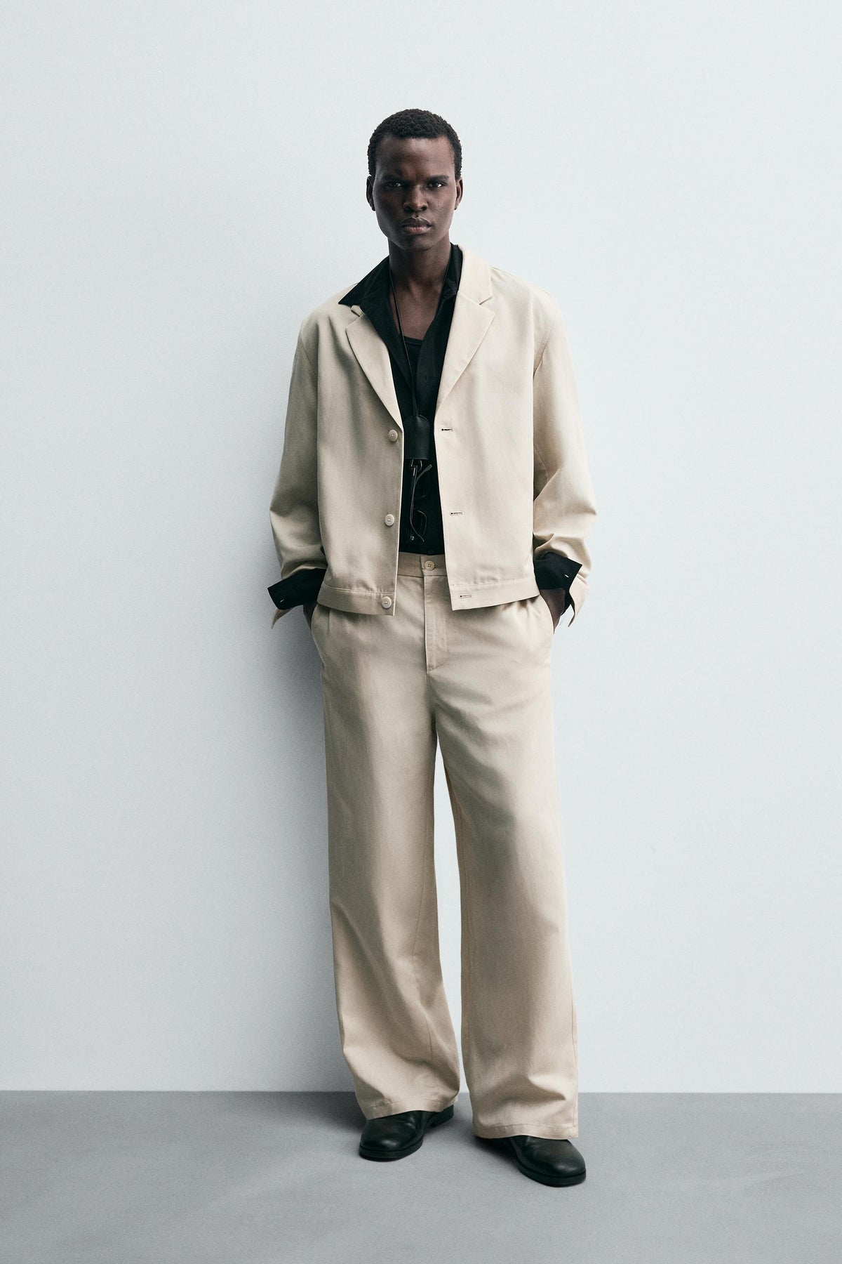 RELAXED FIT OVERSHIRT - Image 1