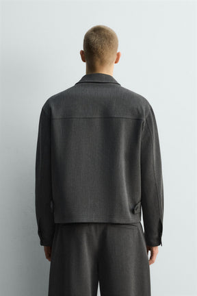 TEXTURED OVERSHIRT - Image 3