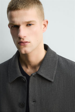 TEXTURED OVERSHIRT - Image 5