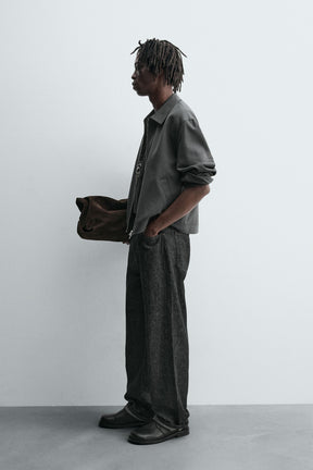 REGULAR FIT ZIP-UP OVERSHIRT - Image 4