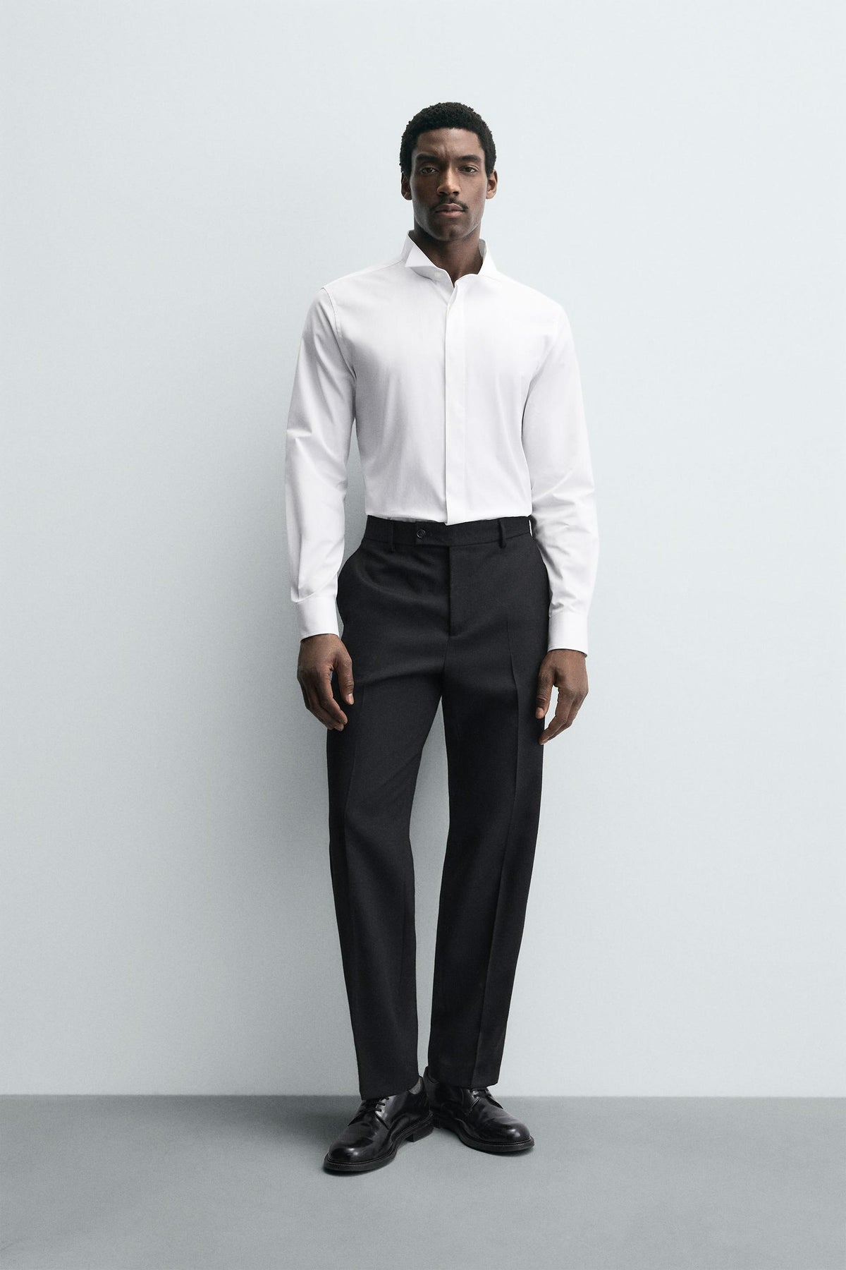 BOW TIE COLLAR SHIRT - Image 1