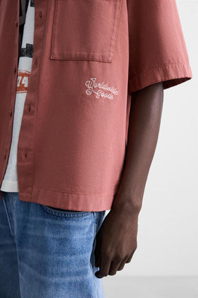 EMBROIDERED TEXTURED OVERSHIRT - Image 5