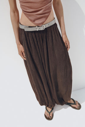 Strukturierte Ballonhose